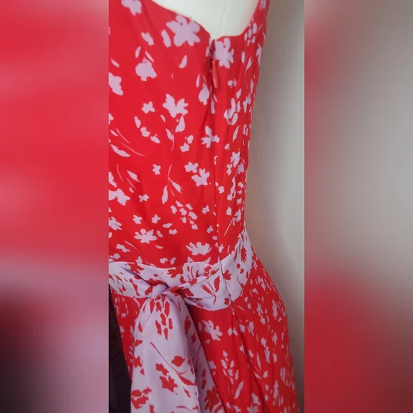 🔥HostPick🔥PARKER -size 2 -Purple and Red Sleeveless V-Neck High-Low Dress